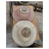 art deco- style glass ceiling light shades