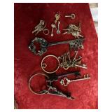 Vintage and antique keys