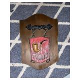 Vintage home accessory wall sign