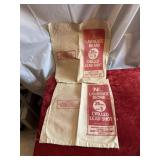 Vintage canvas bags