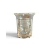 vintage Lalique 'Les Enfants' Cherub shot glass