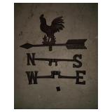 cast iron rooster weathervane