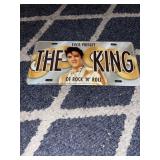 Elvis Presley license plate decor