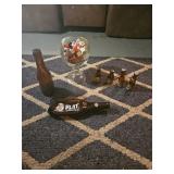 Antique assortment of alcohol memorabilia