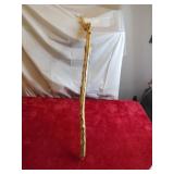 Diamond willow finish wooden walking stick