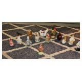 A large country lot of salt and pepper shakers