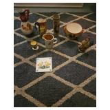 Rooster ceramic decor/ vases