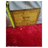 Antique/vintage metal sign