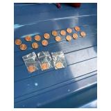 18 Lincon one cent coins