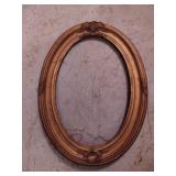 antique U.S. military patriotic wooden frame