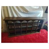 3-tier wooden wall display shelf