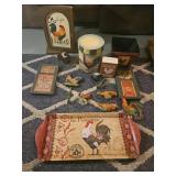 Vintage rooster home decor