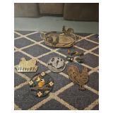 Cast iron rooster trivet/ hot pad holder