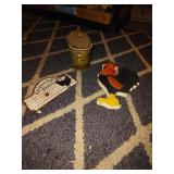Vintage rooster household items