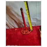 cast-iron paper towel holder