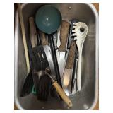 Assorted kitchen utensils