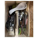 Assorted kitchen utensils