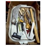 Assorted kitchen utensils