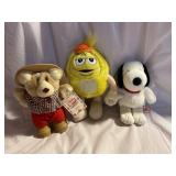 Antique collectible stuffed animals