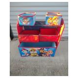 Delta Children PAW Patrol 5 bin Toy Organizer,