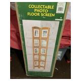 Collectible photo floor screen