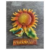 Sunflower door decor