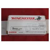 Ammo - 9mm Luger - 50 Rounds