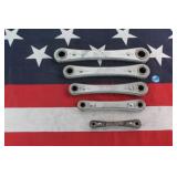 Sears / Craftsman Ratcheting Box  End Wrenches