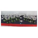 Vintage Wine Glasses -8 oz / 4oz
