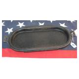 Cast iron Griddle Oval Cooking Pan