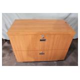 Woood 2- Drawer File Cabinet