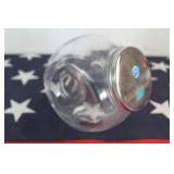 Tilted Candy Jar w/ Lid