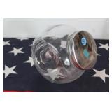 Tilted Candy Jar w/ Lid