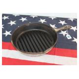 Cast Iron Grill Skillet Pan