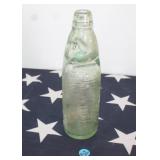 Vintage Glass Soda Bottle 