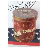 Collectible Egg Tin
