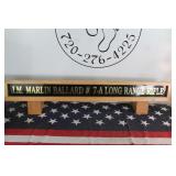 Wooden Sign for Rifle