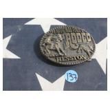 Belt Buckle - Rodeo Hesston