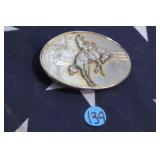 Belt Buckle - Bucking Bronco & Rider