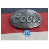 Belt Buckle - Coors