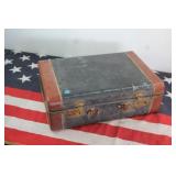 Antique Suitcase w/ Misc.