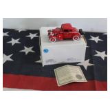 Die Cast Collectible - 1932 Fire Chief Car