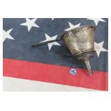 Vintage Tin Gas & Oil Funnel