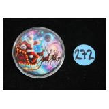 1 oz .999 Fine Copper - Santa in Flight