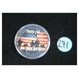 1 oz .999 Fine Copper - Thankyou For Your Service