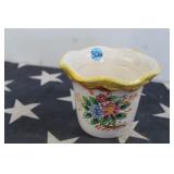 Hand-Painted Ceramic Art / Pottery Cachepot