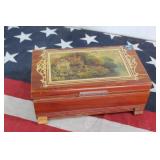 Keepsake Hand Made / Hand Painted Wooden Box