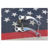 Vintage Aluminum Western Curb Horse Bit