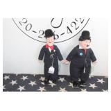 Vintage Dynasty Doll - Laurel & Hardy Ceramic Doll