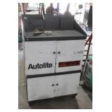 Vintage Autolite Metal Service Cabinet /Desk